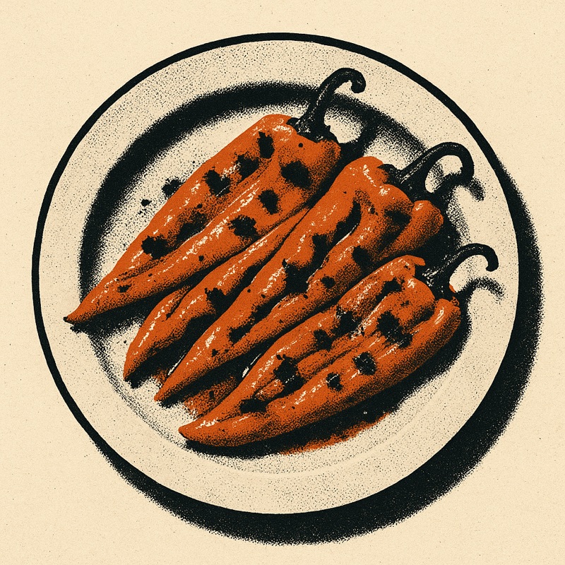 Pimientos Asados (Grilled Peppers)
